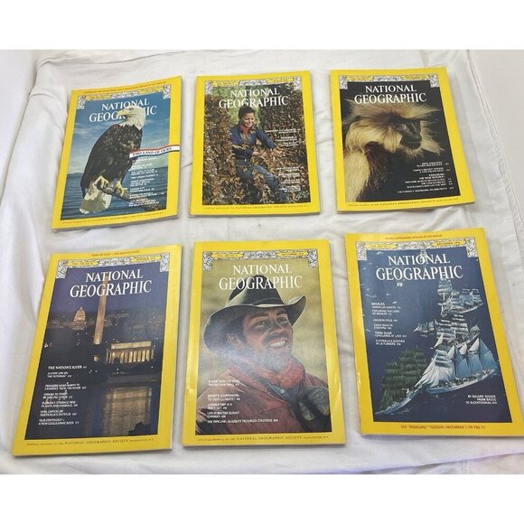 Nat Geo Jul–Dec 1976 Slipcover Lot | Vintage Science, Wildlife Magazine - Picture 5 of 16